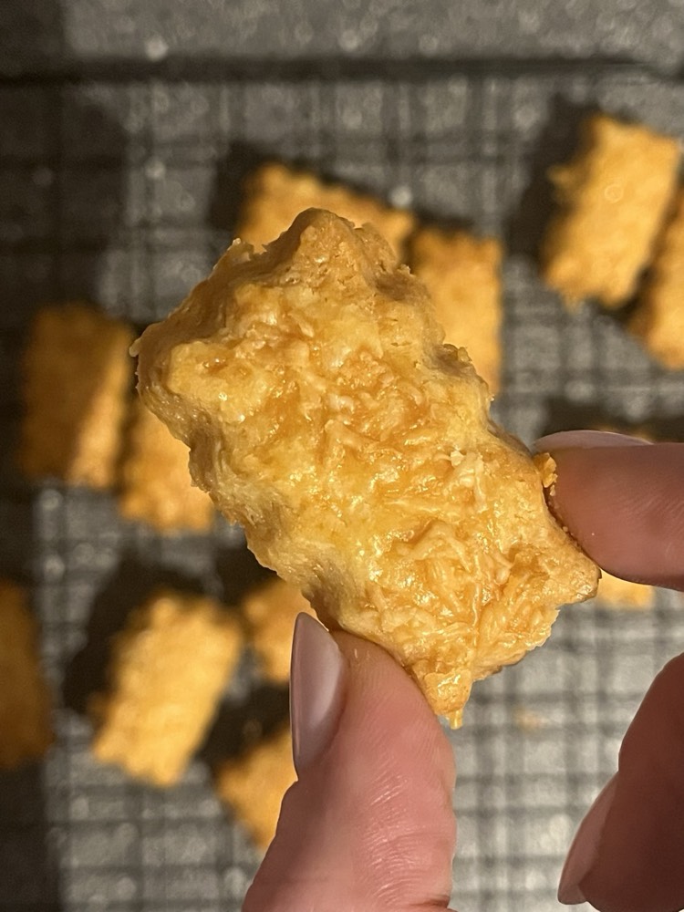 Cheesy Crunch Squares