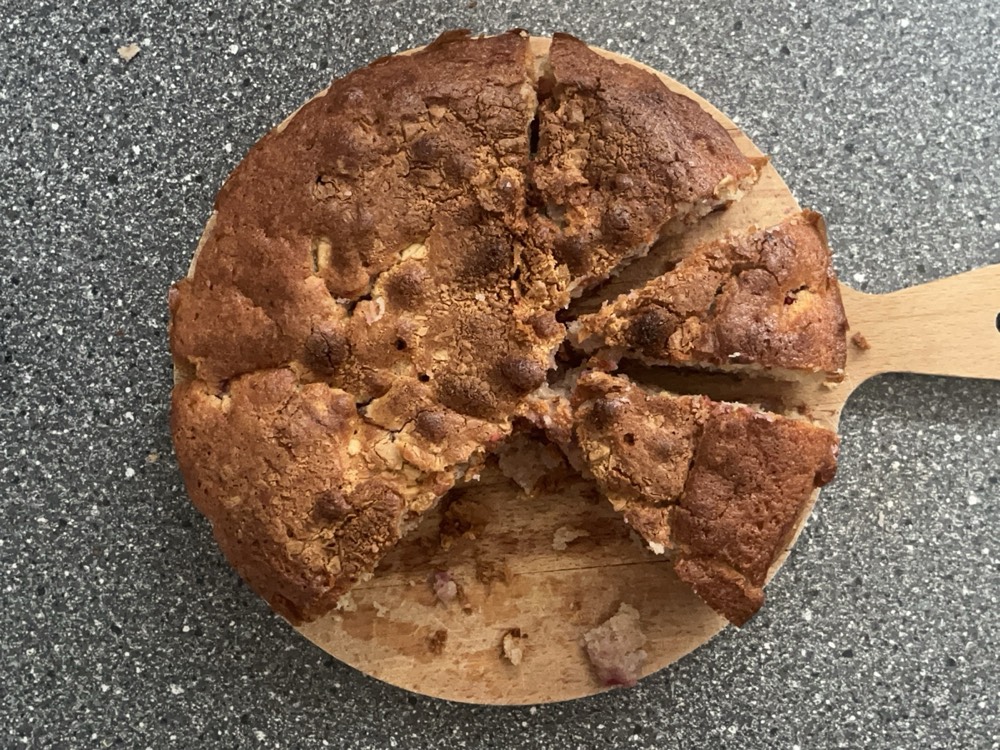 Frambozencake met Witte Chocolade